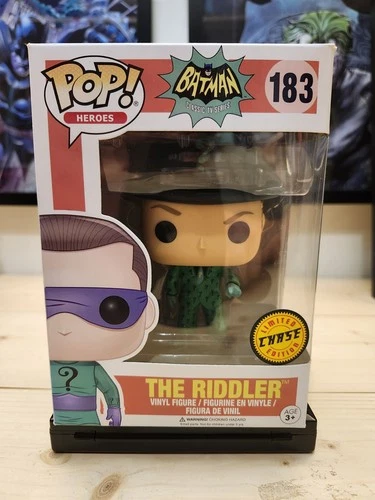 Funko Pop! The Riddler 183 Batman Classic TV Series Figure CHASE EDITION LIMITED
