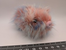 Aurora Fluffy Pink Pig Plush Blue Furry 2021 Stuffed Animal Toy
