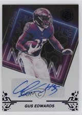 2022 Panini Elements Neon Signs Auto Purple 11/50 Gus Edwards #NS-GE Auto 0os1