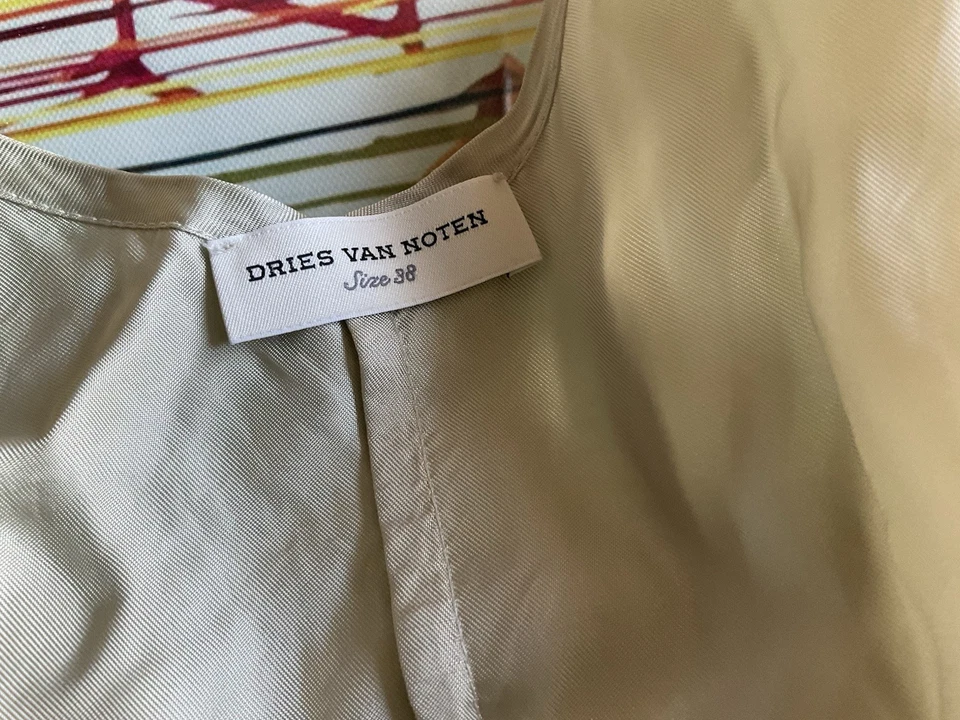 DRIES VAN NOTON PLAID PRINT COTTON DRESS(FR.38/US 6) - Image 4 of 4