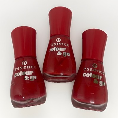 essence COLOUR & Go Schnelltrocknender Nagellack 187 JUICY LOVE 3 Stück 3 x 8 ml
