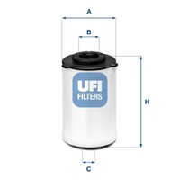 Ufi Kraftstofffilter 26.H2O.03 Filtereinsatz FüR Opel Movano U9 Peugeot Boxer 3