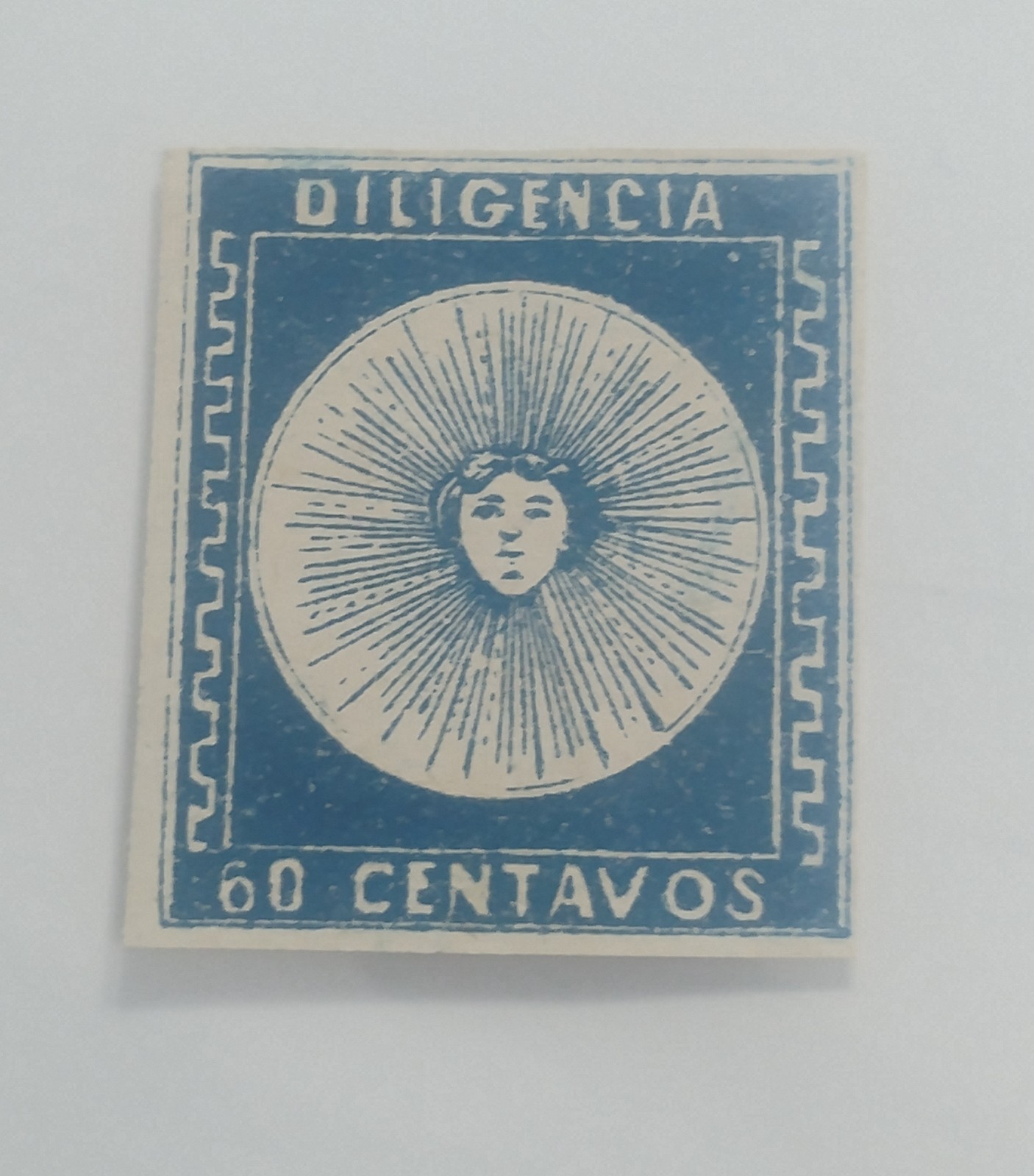 URUGUAY Unused - 1856 60c blue