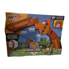 Nerf Minecraft Bow Dart Blaster With 8 Darts NIB
