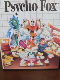 Vtg Sega Master System Psycho Fox w/ Box & Manual CIB Hangtab Great Condition 