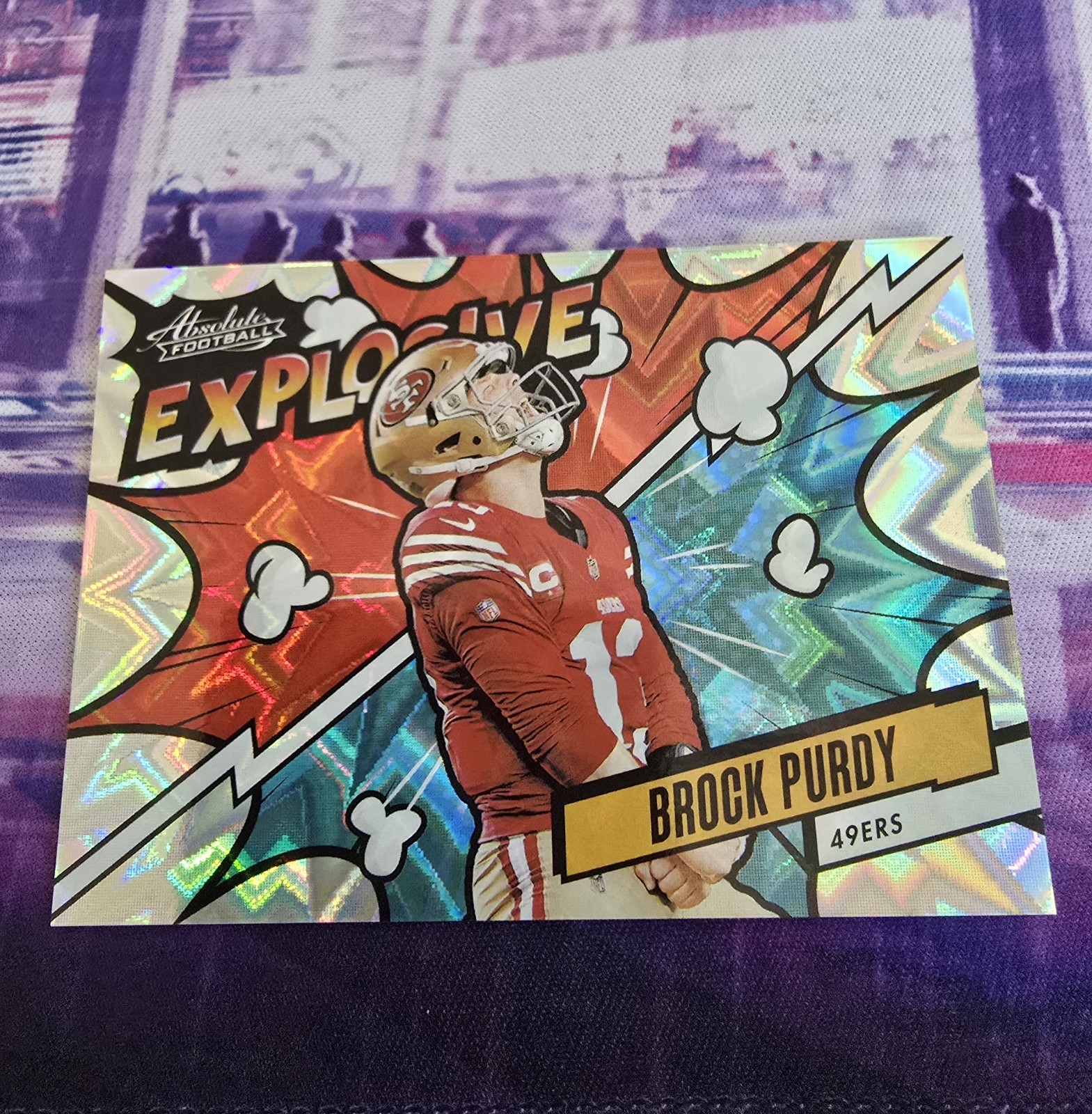 2024 Panini Absolute Football Brock Purdy Explosive #EX-BPY Ultra Rare