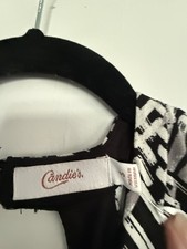 Candies Black And White Tea Length Dress size XS.  New With Tags.