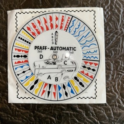 PFAFF Zier -Nahteinstellscheibe Modell  260 360 368
