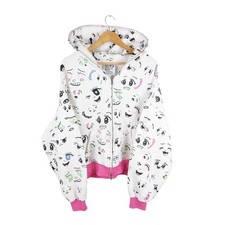 Named Collective Women's White Hoodie Size Large/XL