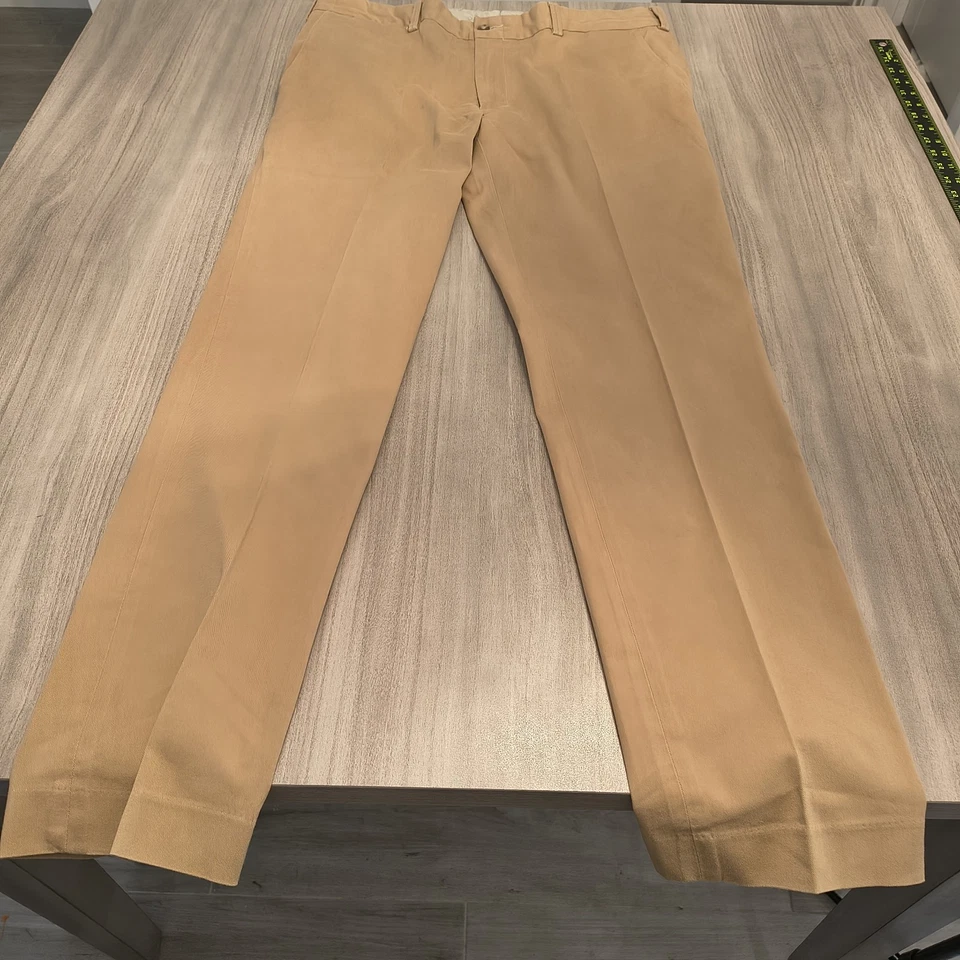 Bills Khakis Pants Mens 36x32 Vintage Twill Classic Fit Pleated Cuffed USA - Image 2 of 4