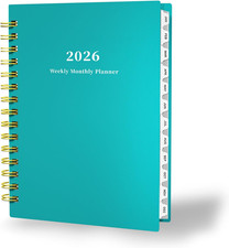 2026 Planner, Daily Weekly and Monthly Planner，Jan 2026 - Dec 2026, 8.4" x 6.3",