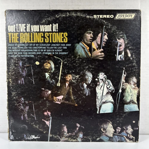 The Rolling Stones Got Live If You Want It! 1966 LP Blue Label PS 493 NM/NM