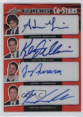 2024 Leaf Metal Pop Century Red Prismatic 62/99 Adrian Grenier #CS4-1 Auto 0u0a