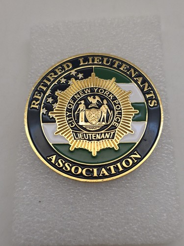 New York City Police Retired Lieutenants Association NYPD Challenge Coin