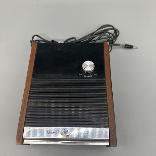 VINTAGE-LONGINES SYMPHONETTE 713 SATELLITE SPEAKER Tested Working Japan