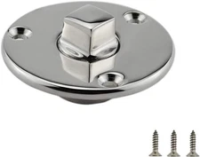 NRC&XRC Boat Garboard Drain Plug Marine Stainless Steel W/Screws 1pc 