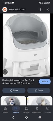 Self Cleaning Litter Box,Open Top For Multiple Cats~Automatic with App Control 