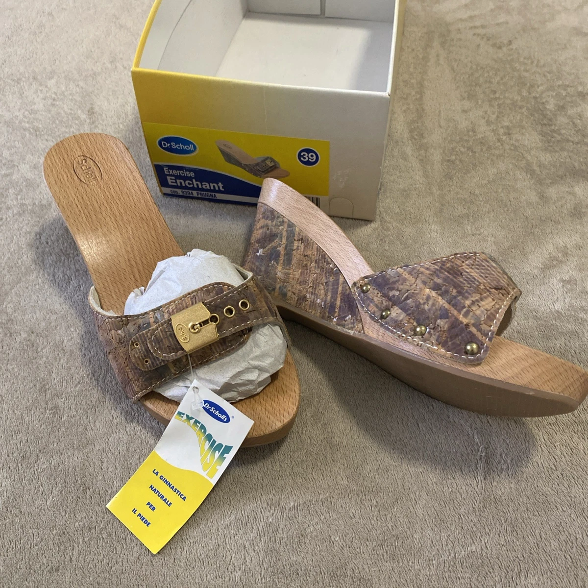 DQS Sandali Zoccoli Con Piattaforma Per Donna - Scarpe Da Giardino E Spiaggia - Aperti, In PVC, Senza Chiusura