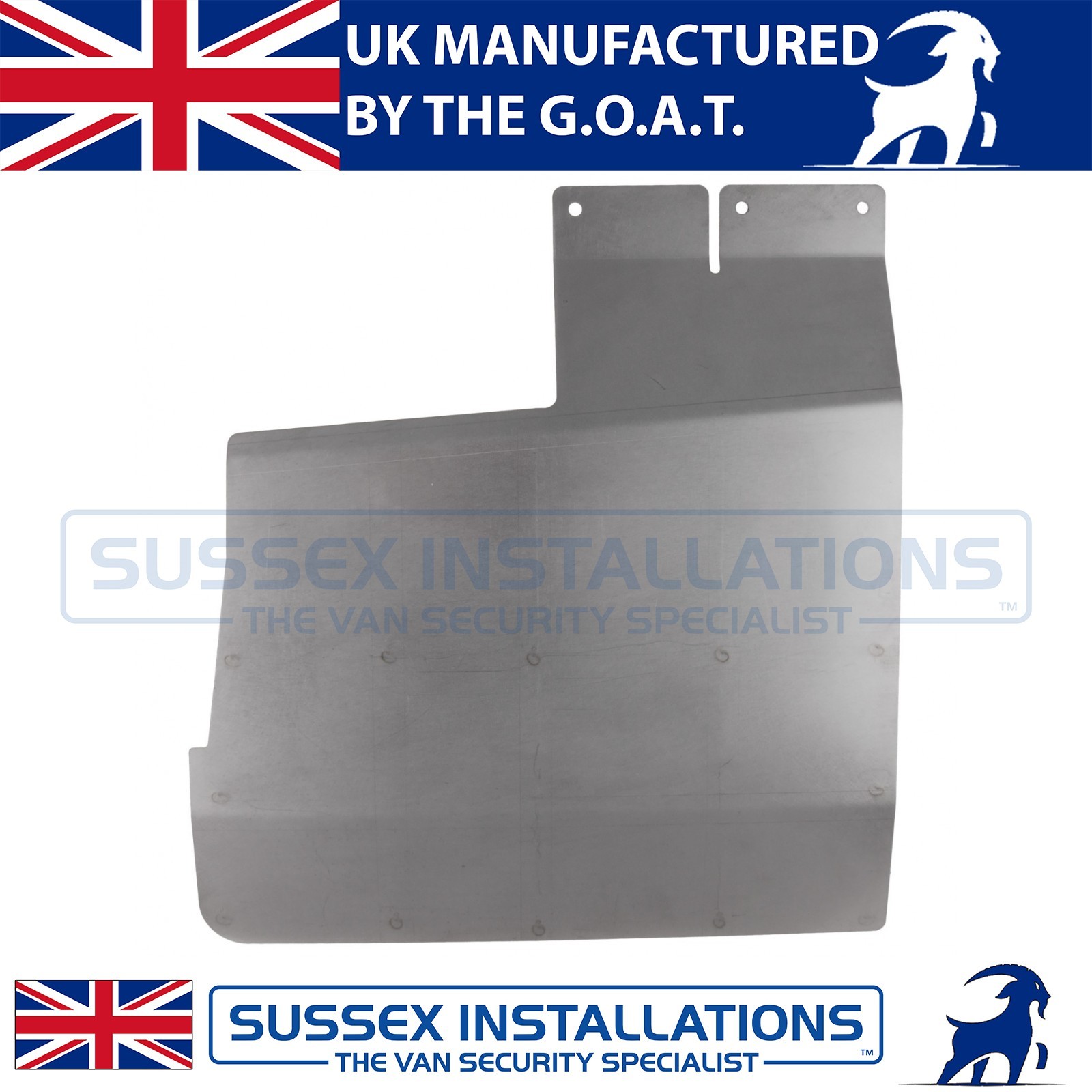 For Ford Custom 2024-On Rear Barn Load Door Security Shield Internal Latch Shiel
