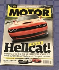 Motor Magazine October 2016. Ford Ecoboost Mustang Land Rover SRV Ford Fiesta ST