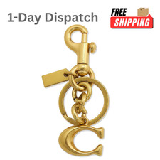 Golden Bag Charms C Initial Purse Charm Keychain Handbag Accessory