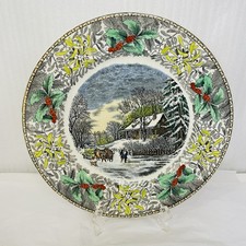 ADAMS England THE SNOW STORM Currier Ives Din...