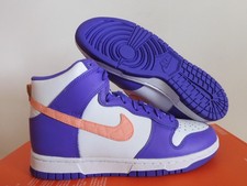 Nike Dunk High White-Purple-Pink Womens Sz 7 Rare DD1869-500
