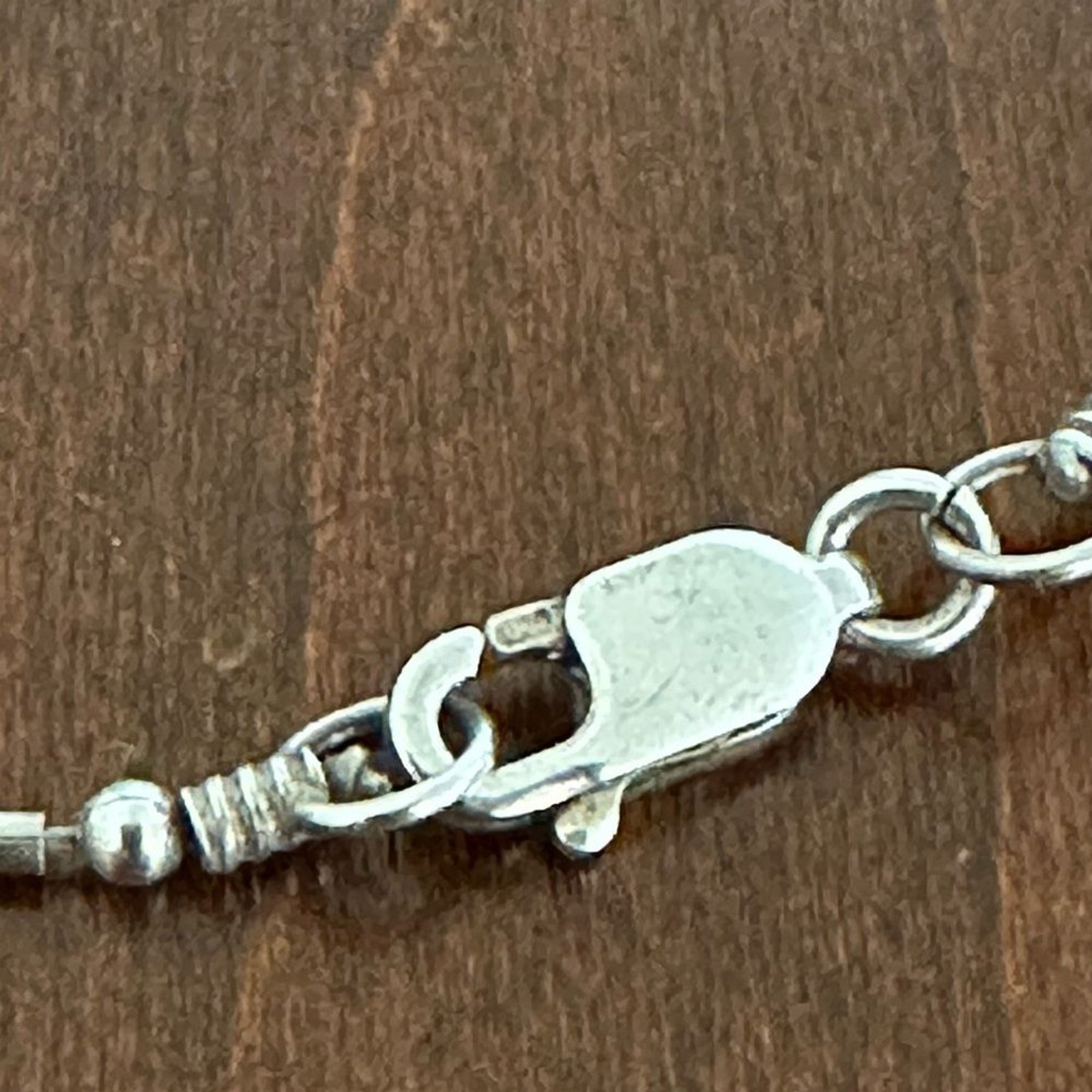 Sterling Silver Liquid Silver Ankle Bracelet - image 10