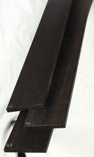 Very dark Macassar ebony wide BASS guitar fretboard blank 2.75x28" MF45