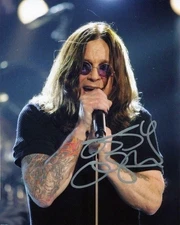 OZZY OSBOURNE 8X10 SIGNED PHOTO AUTOGRAPH BLACK SABBATH SIGNATURE POSTER REPRINT