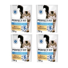 4 x 750g Perfect Fit Advanced Nutrition Dry Junior Cat Food Chicken 6.66 per kilo