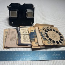 Vintage SAWYER VIEW MASTER BAKELITE VIEWER with Multiple Reels