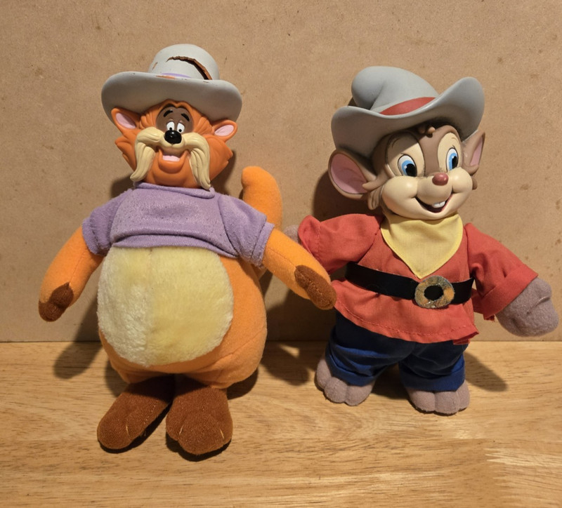 American Tail: Fievel Goes West Fievel Plush Doll Toy  Fievel & Tiger  9"