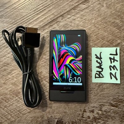 Microsoft Zune 16GB HD MP3 Video Audio Digital Music Player (1395) Black Z37L