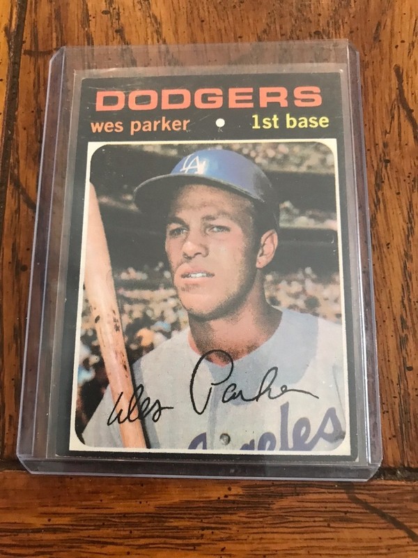 Wes Parker 1971 Topps Baseball Card