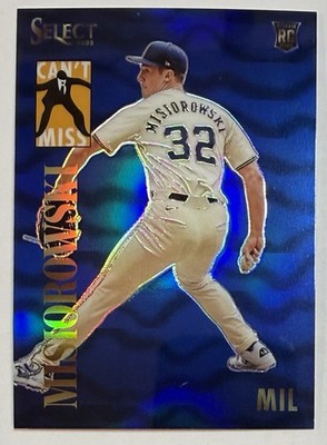 Jacob Misiorowski 2025 Panini Select Can't Miss Blue Prizm Rookie #12 Brewers