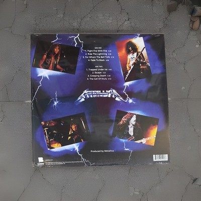 Metallica Ride The Lightning Walmart Exclusive Electric Blue Vinyl