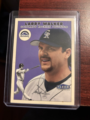 Fleer Tradition Twizzlers 2000 Larry Walker MLB Colorado Rockies #12/12