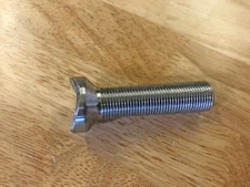 Weld-on Stud for 4 Link 3/4-16 RH Thread coped for 2" OD Bushing End 1020 Steel