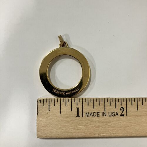 Vita Fede Kreis Ring Anhänger goldfarben - Bild 2 von 5