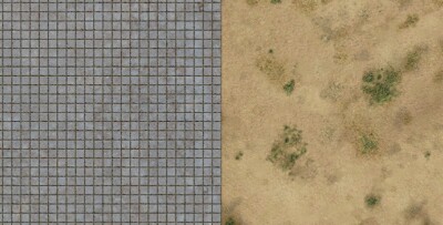 24x24 2x2 Flagstones and Barren Steppe Wargaming / Battle Mats - Ideal ...