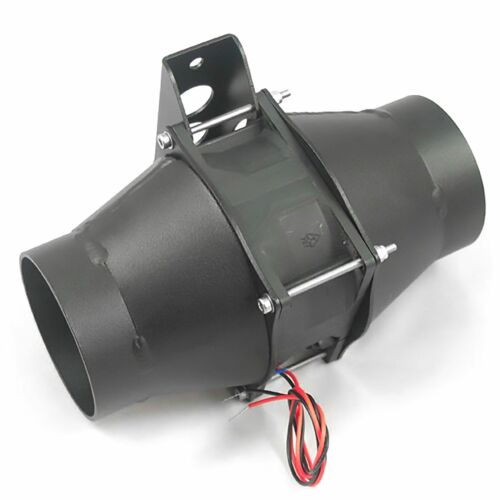 Demon Tweeks 12v In Racing Race Rally Car In-Line Air Flow Blower Blowing Fan - Zdjęcie 1 z 2