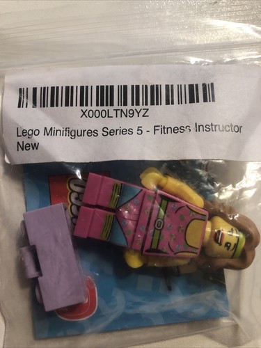 LEGO Fitness Instructor CMF 8805 Serie 5 Minifigur Minifiguren Minifigur Ghettoblaster - Bild 2 von 2