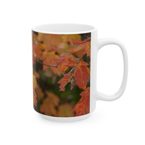 Herbstblätter Keramiktasse, (11oz, 15oz) Cottagecore - Bild 9 von 9