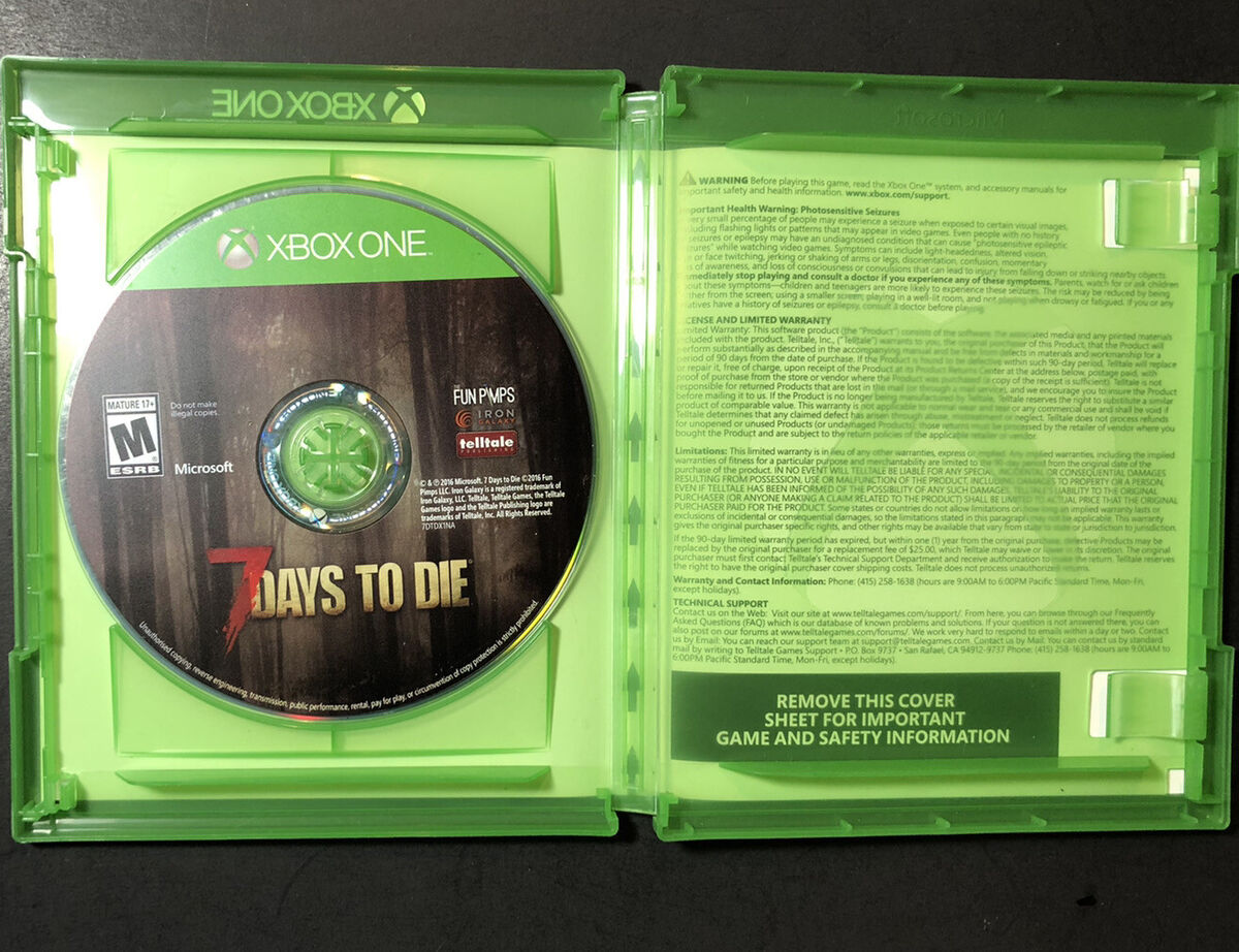 Telltale Games 7 Days to Die (Xbox One) 