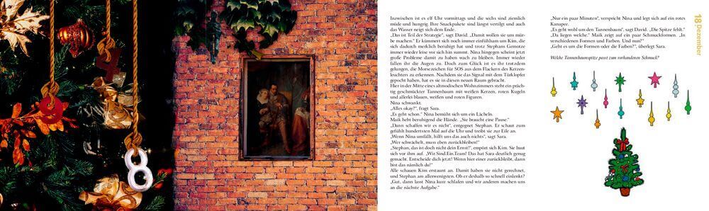 Thumbnail - Adventskalenderbuch: Escape Room - Die Rätselhafte Burg