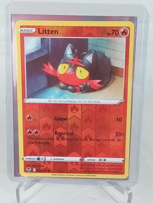 Litten Hp 70 Holo #30 Pokémon Card 2022 | eBay
