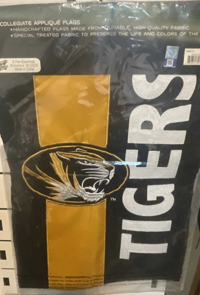 Missouri Tigers Missouri University Decorative Team Flag 18x12 Inches Yard Flag - Image 3 of 4