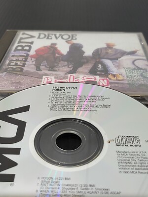 Original 90's Bell Biv Devoe POISON CD 1990 MCA RELEASE RARE