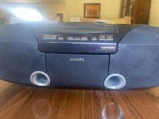 Philips AZ2035 CD Radio Cassette Player Digital Tuner Bass Reflex Stereo Boombox